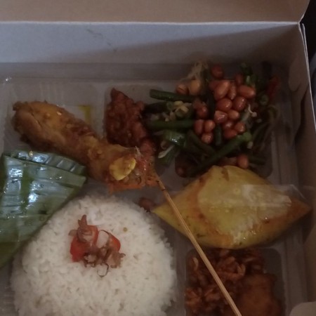 Nasi Kotak Menu Masakan Bali